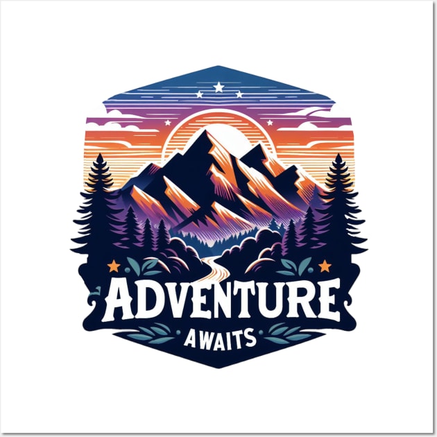 Adventure Awaits Wall Art by Merlyn Morris